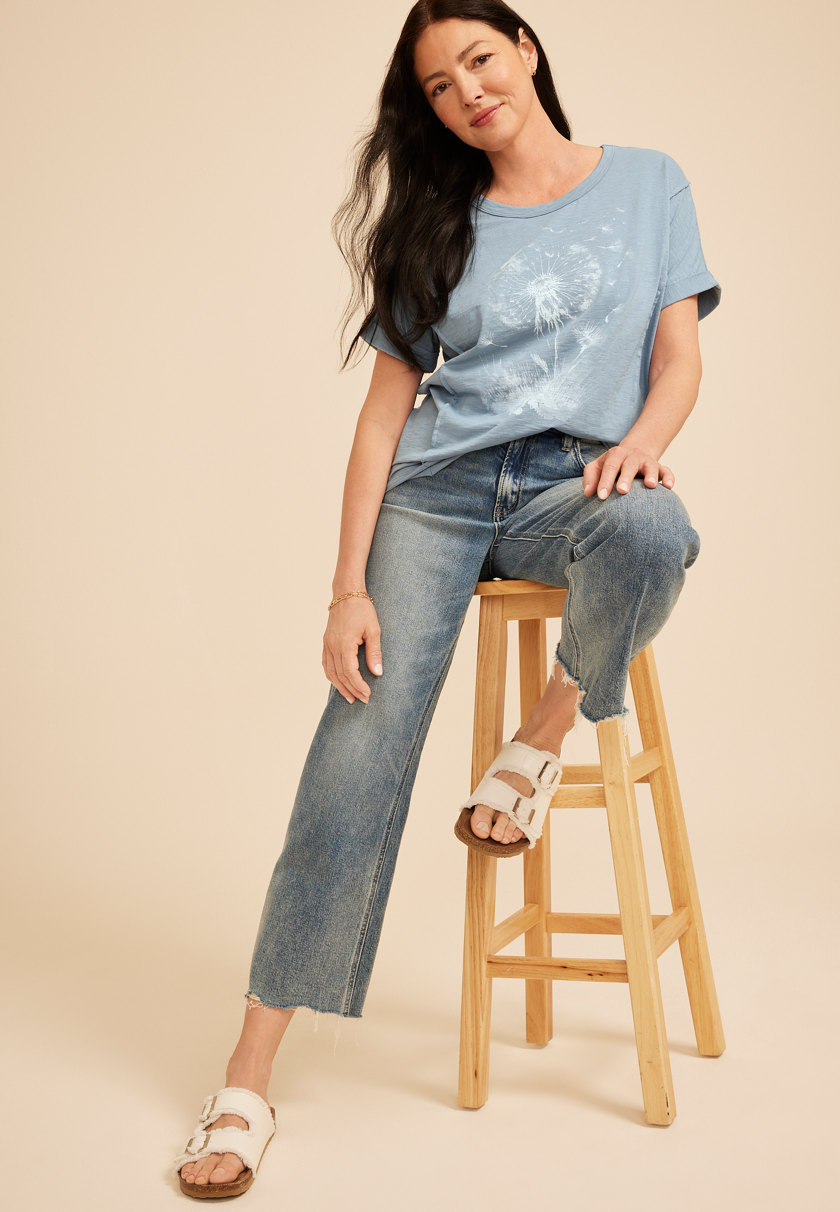 Dandelion Relaxed Fit Graphic Tee 