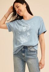 Dandelion Relaxed Fit Graphic Tee, C161, small