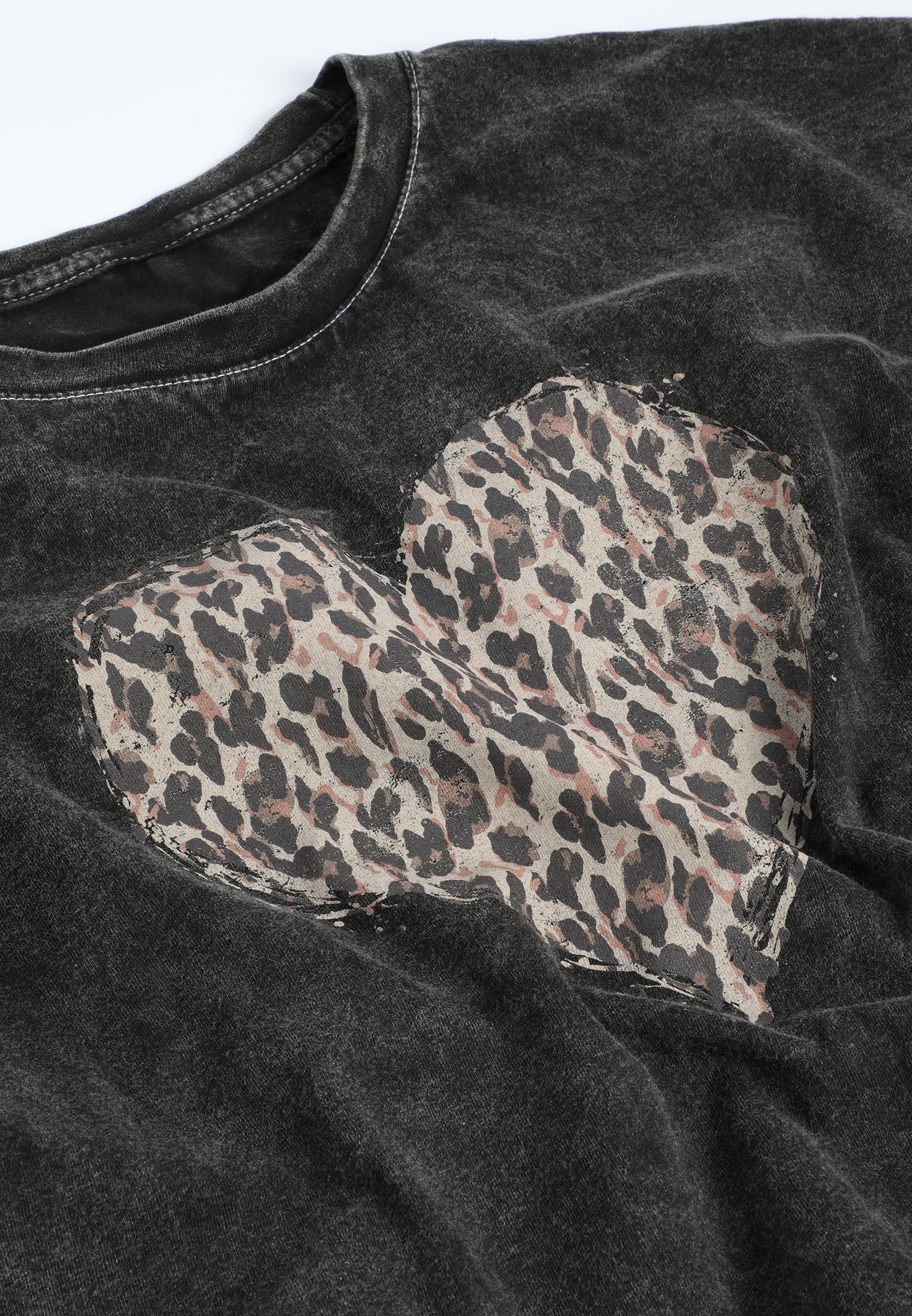 Animal Heart Standard Fit Graphic Tee, C106, large