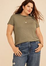 Plus Size 24/7 Kennedy Crew Neck Tee, C3142, small