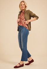 24/7 Kennedy Floral Crew Neck Tee, C5729, small