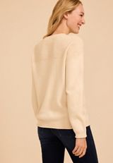 Waffle Yolk Pullover Sweater, C999, small