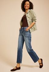 KanCan&trade; High Rise Spade Pocket Ankle Straight Jean, C258, small
