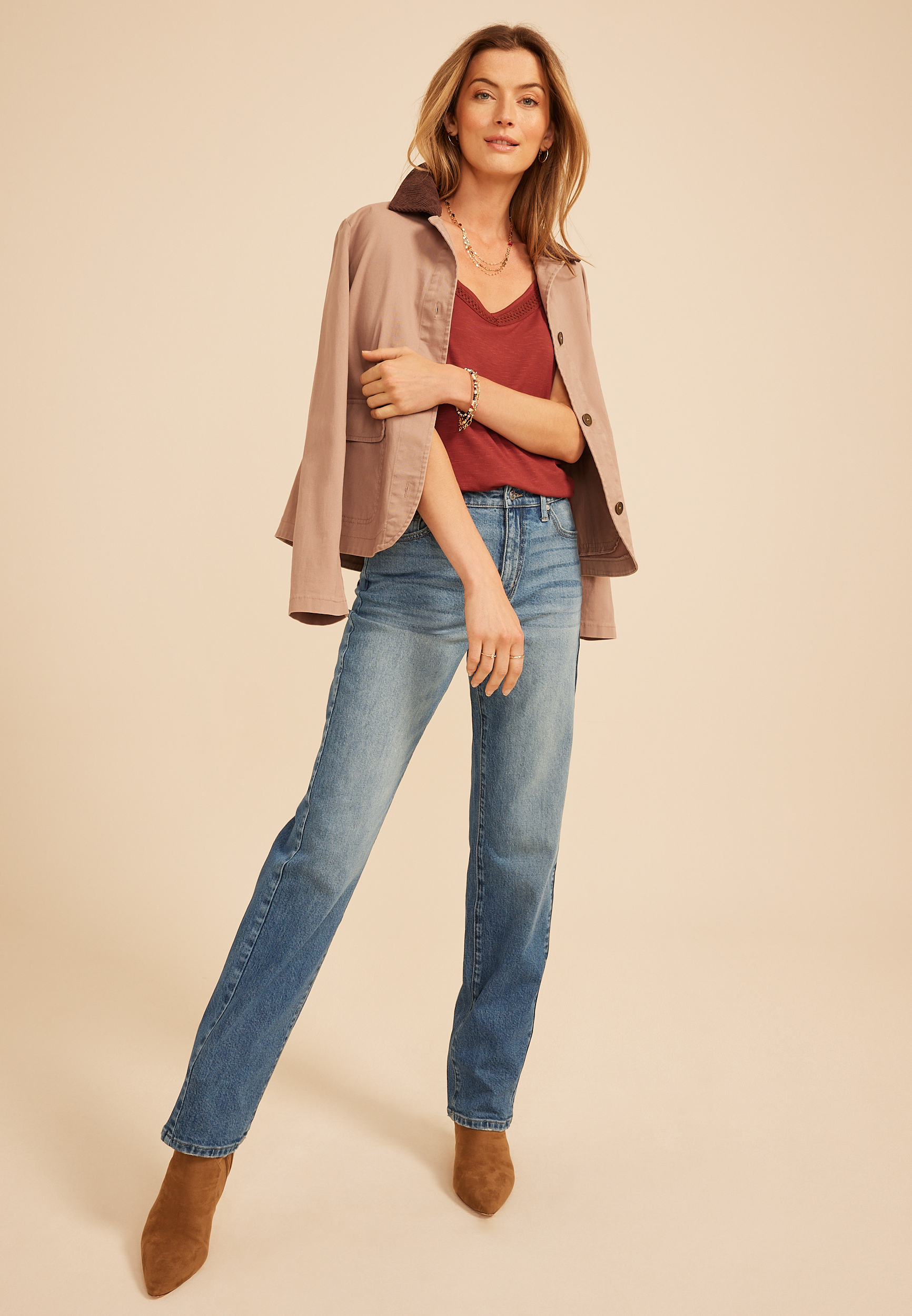KanCan&trade; Super High Rise 90s Boyfriend Jean