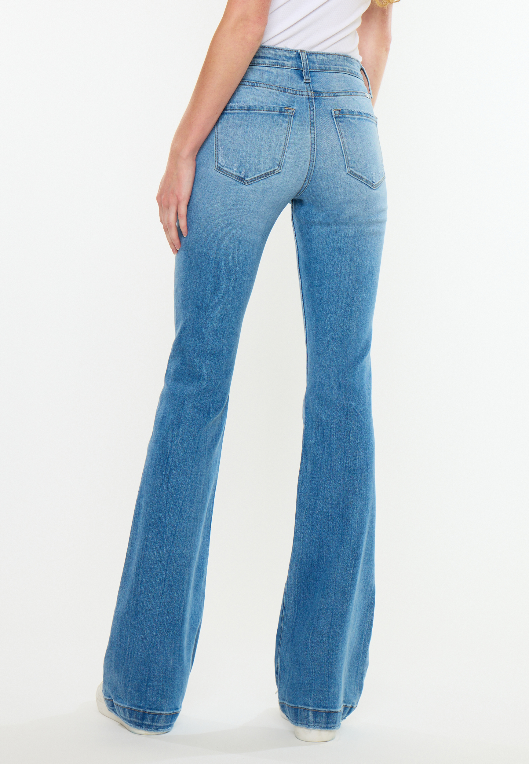 KanCan&trade; High Rise Trouser Pocket Flare Jean, C3337, large