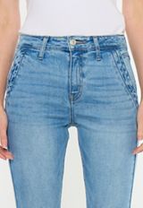 KanCan&trade; High Rise Trouser Pocket Flare Jean, C3337, small
