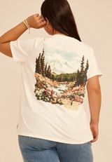 Plus Size Great Smoky Mountains Classic Fit Graphic Tee, C2789, small