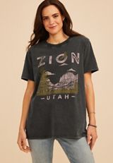Zion Utah Classic Fit Graphic Tee, C106, small