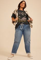 Plus Size Zion Utah Classic Fit Graphic Tee, C106, small