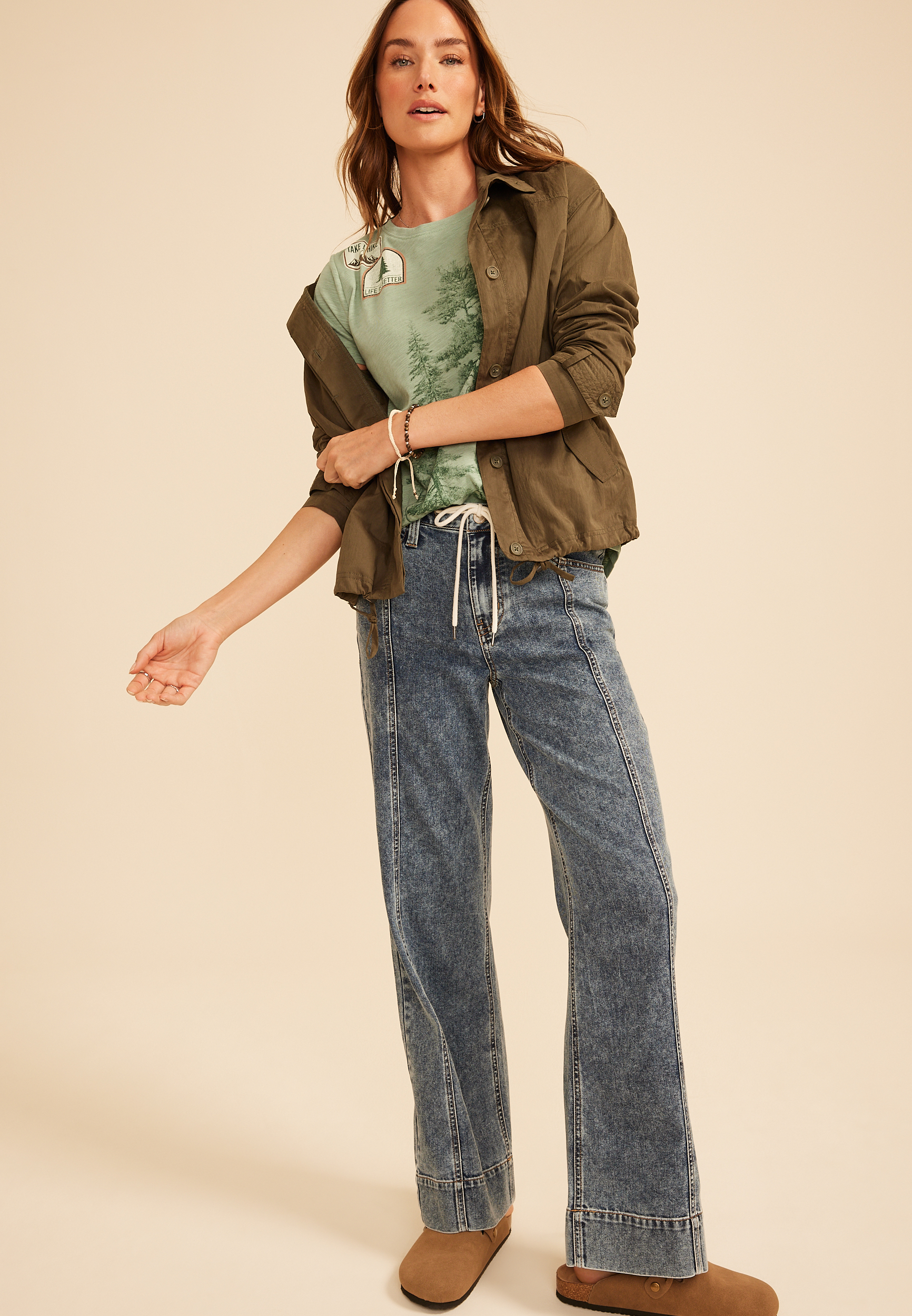 Scenic Forest Classic Fit Graphic Tee, C7225, large