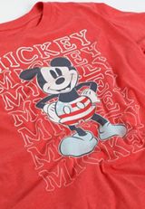 Mickey Americana Oversized Fit Graphic Tee, C1375, small