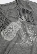 Country Music Fringe Trim Classic Graphic Tee, C106, small