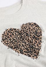 Animal Heart Relaxed Fit Sweatshirt, C2445, small
