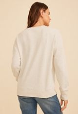 Animal Heart Relaxed Fit Sweatshirt, C2445, small