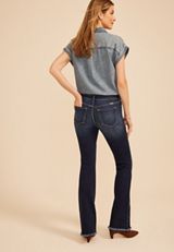 KanCan&trade; Low Rise Fray Hem Bootcut Jean, C258, small