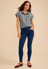 m jeans by maurices&trade; High Rise Color Jegging, C1605, small