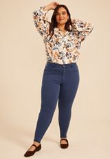 Plus Size m jeans by maurices&trade; High Rise Color Jegging, C1605, small