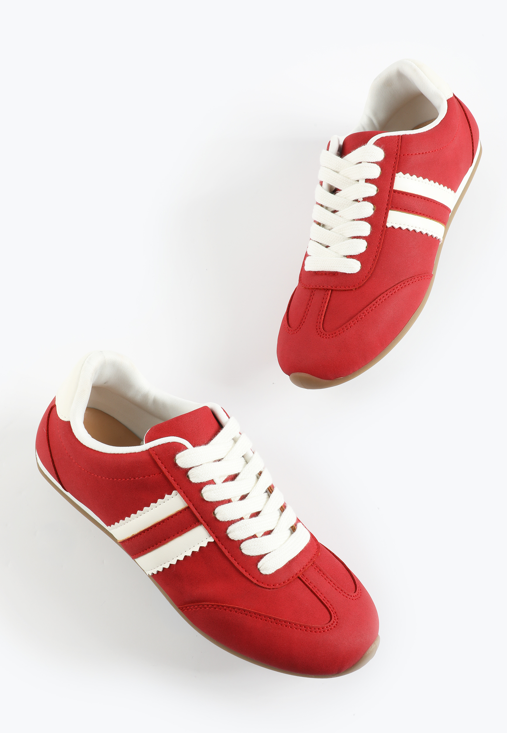 SuperCush Red Lace Up Sneaker, C2946, large