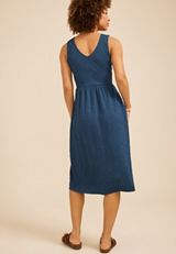 Bare Textured Midi Dress, C1605, small
