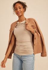 Studio Y Cowl Neck Tank Top, C5640, small