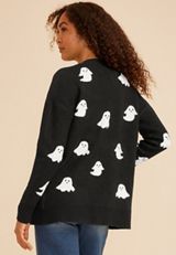 Beaded Ghost Open Front Cardigan, C1756, small