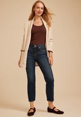 Whipstitch Trim Shawl Collar Cardigan, C1246, small