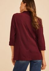 Versa 3/4 Sleeve Textured Blazer, C7923, small