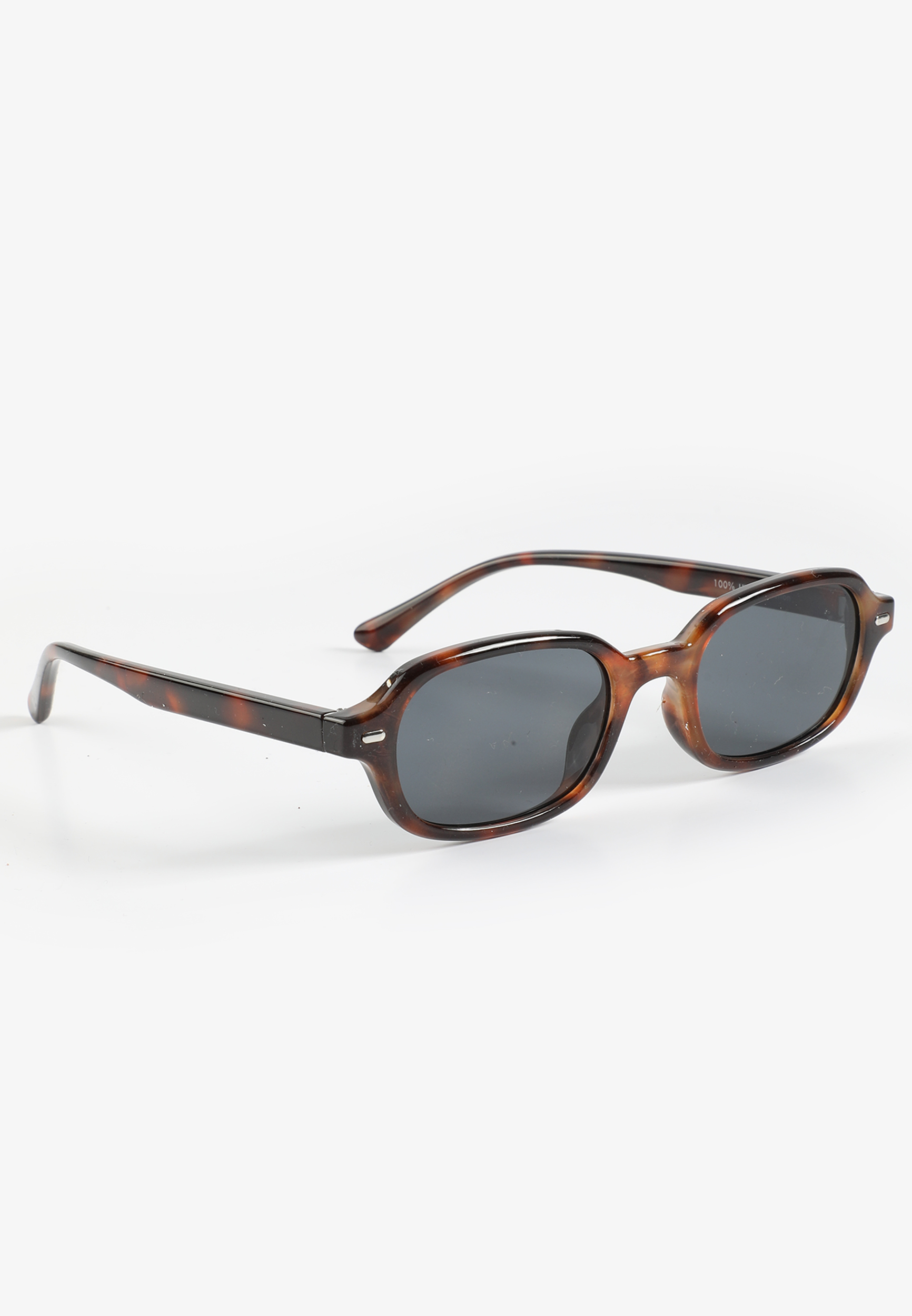 Tortoise Narrow Rectangle Sunglasses