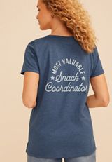 Snack Coordinator Classic Fit Graphic Tee, C1605, small