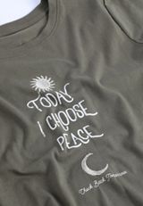Today I Choose Peace Classic Fit Graphic Tee, C3142, small