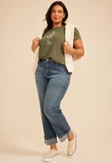 Plus Size Today I Choose Peace Classic Fit Graphic Tee, C3142, small