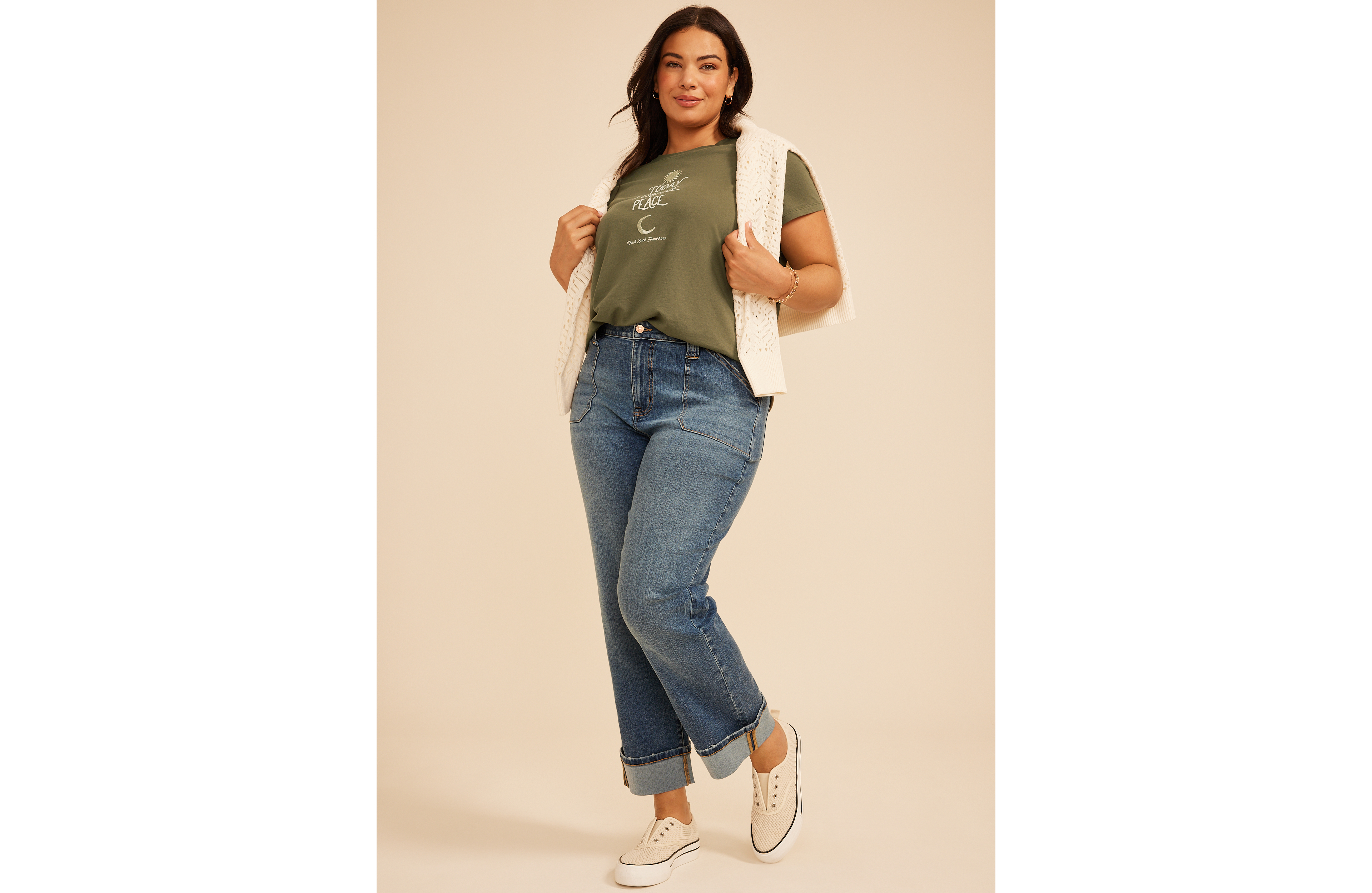 Plus Today I Choose Peace Classic Fit Graphic Tee