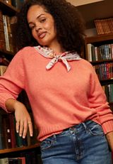 Crew Neck Raglan Sweater, C4002, small