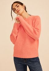Crew Neck Raglan Sweater, C4002, small
