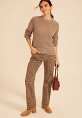 Crew Neck Raglan Sweater, C9076, small