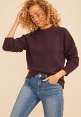Crew Neck Raglan Sweater, C9902, small