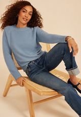 Crew Neck Raglan Sweater, C9904, small