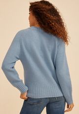 Crew Neck Raglan Sweater, C9904, small