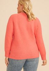 Plus Size Crew Neck Raglan Sweater, C4002, small