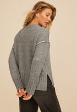 Reversible Teddy Sherpa Pullover, C3042, small