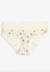Simply Comfy Cotton Coffee Print Hipster Panty, C4857, small