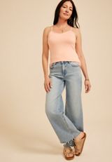 Brushed V Neck Cami, BLUSH, small