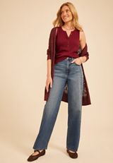 Ribbed Henley Tank Top, C7923, small