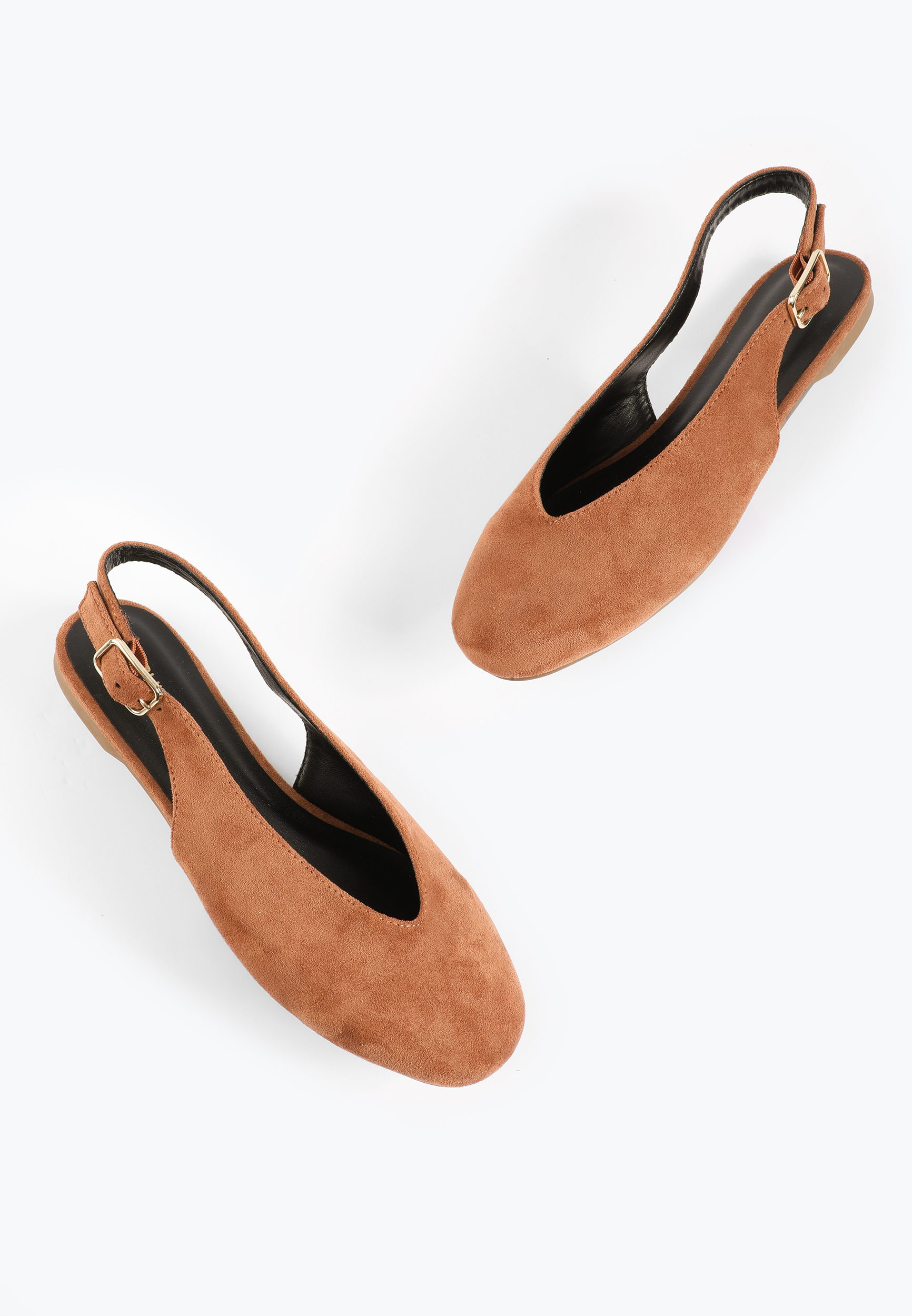 SuperCush Faux Suede Slingback Flat, C593, large