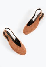 SuperCush Faux Suede Slingback Flat, C593, small