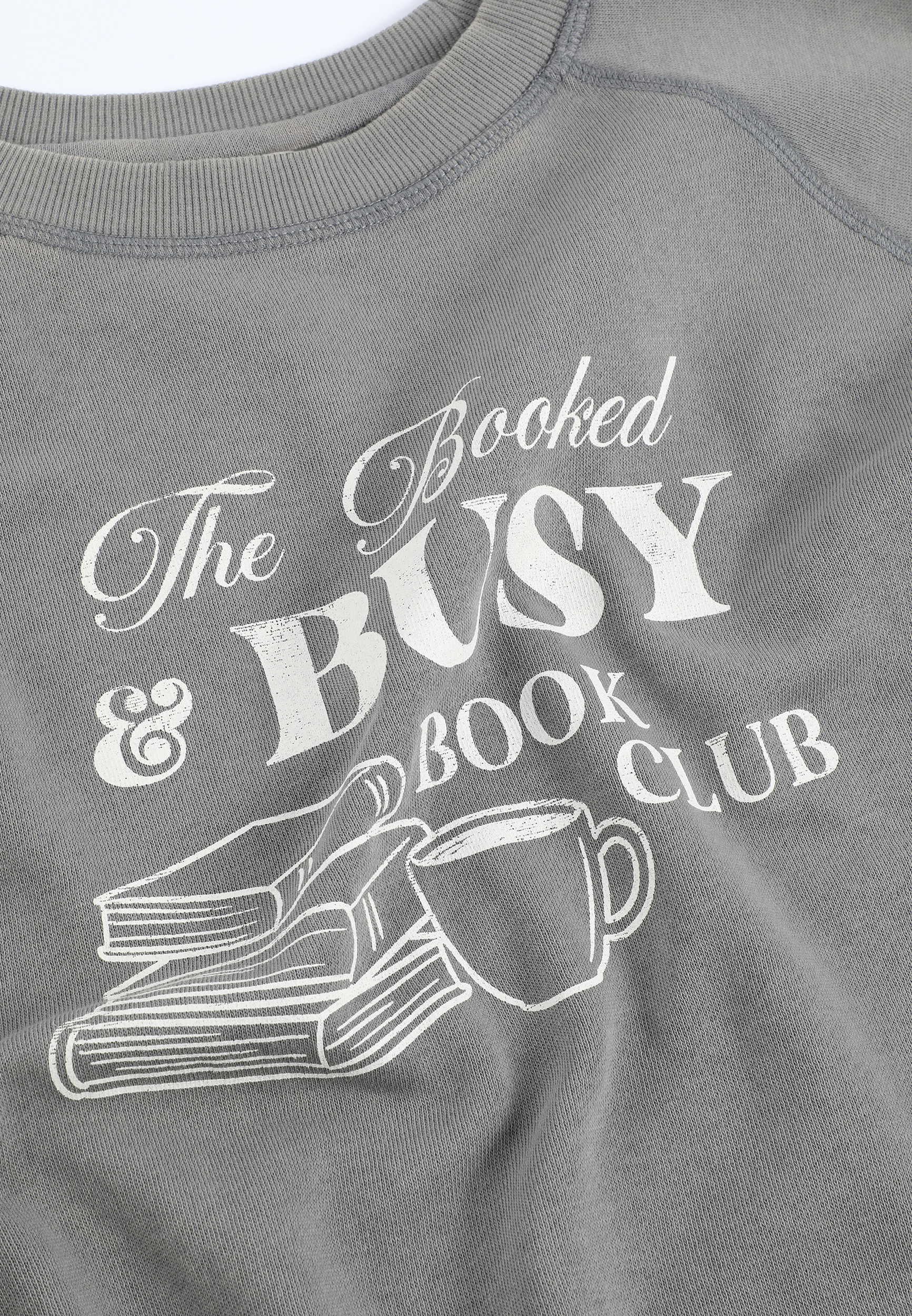 Booked And Busy Book Club Sweatshirt, C9768, large