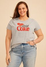 Plus Size Diet Coke Classic Fit Graphic Tee, C151, small