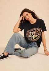 Fleetwood Mac Oversized Fit Graphic Tee, C106, small
