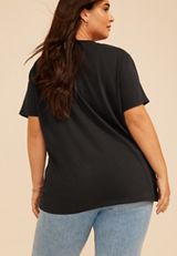 Plus Size Fleetwood Mac Oversized Fit Graphic Tee, C106, small