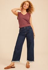 Risen&reg; High Rise Rolled Hem Slouchy Boyfriend Ankle Jean, C2372, small